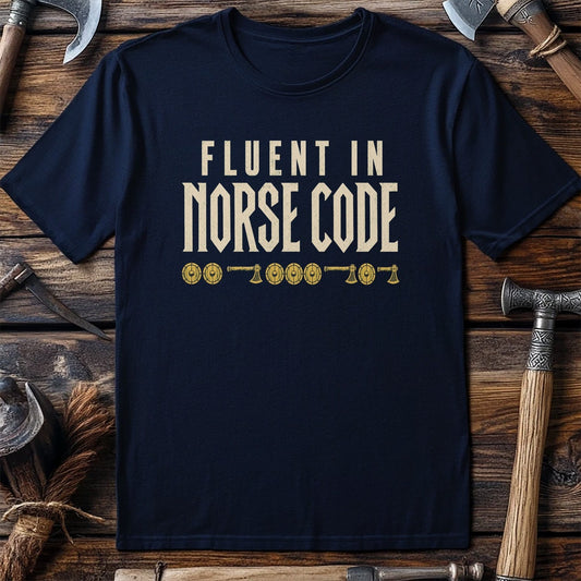 Fluent In Norse Code Viking T-Shirt US