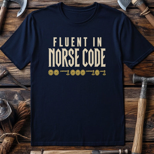 Fluent In Norse Code Viking T-Shirt EU
