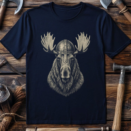 Moose Jarl Iron Helm Viking T-Shirt EU