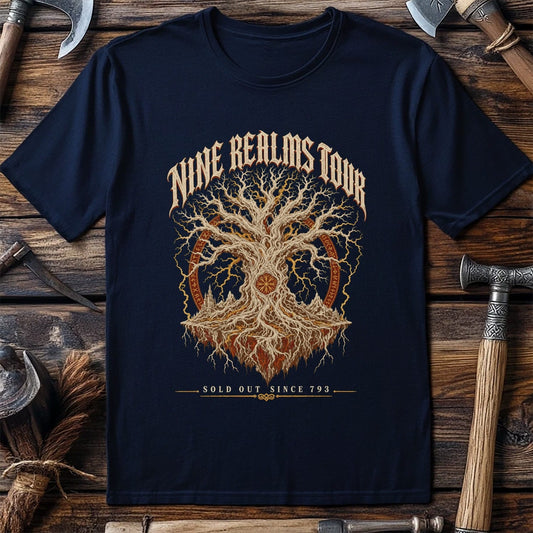 Nine Realms Tour Viking T-Shirt EU
