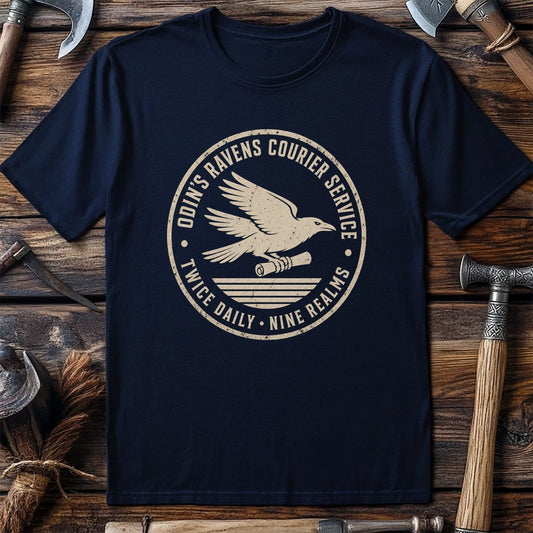 Odin's Ravens Courier Service Viking T-Shirt EU