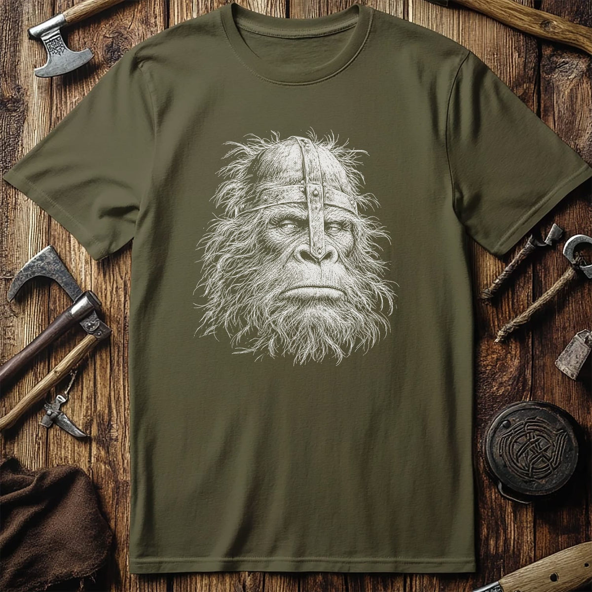BIGFOOT-VIKING-HEAD-044 T-Shirt