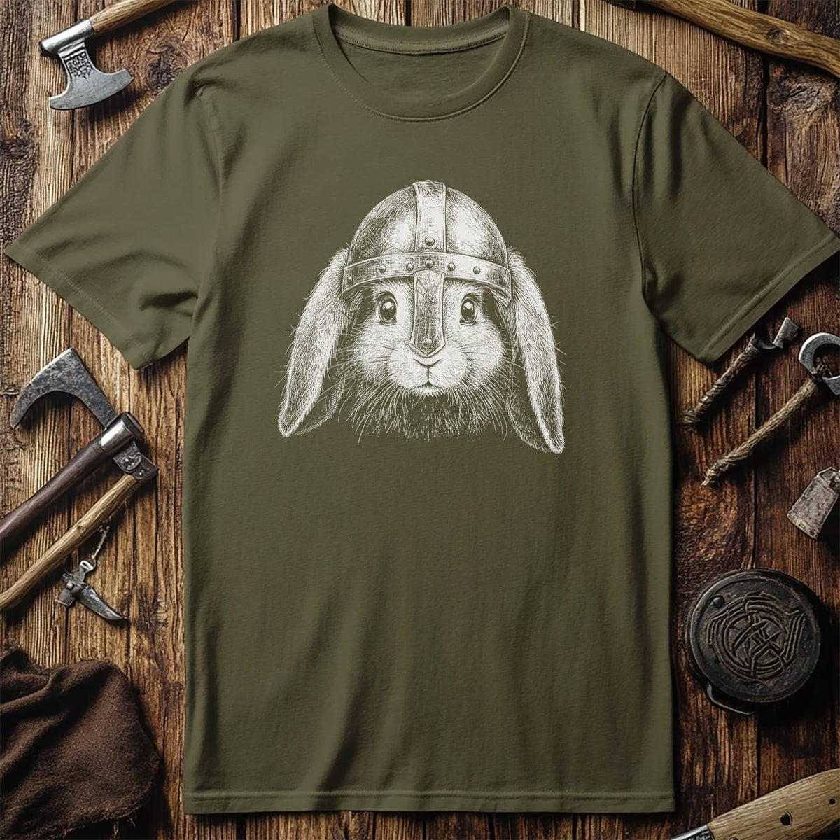 BUNNY-VIKING-HEAD-044 T-Shirt