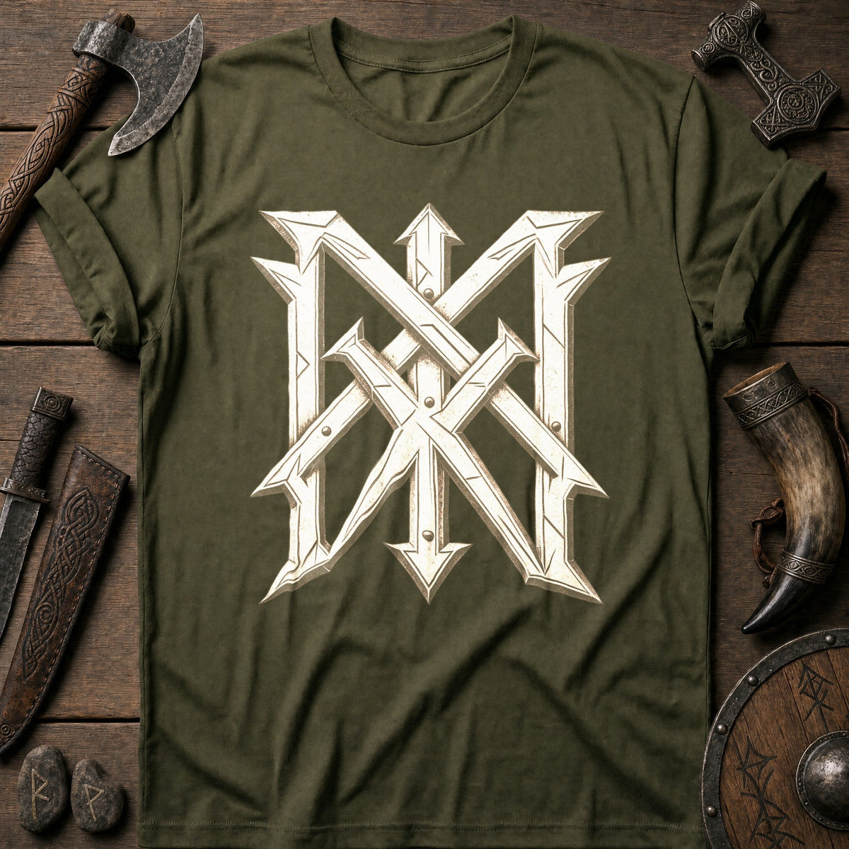 Bind Rune Monogram Viking T-Shirt US