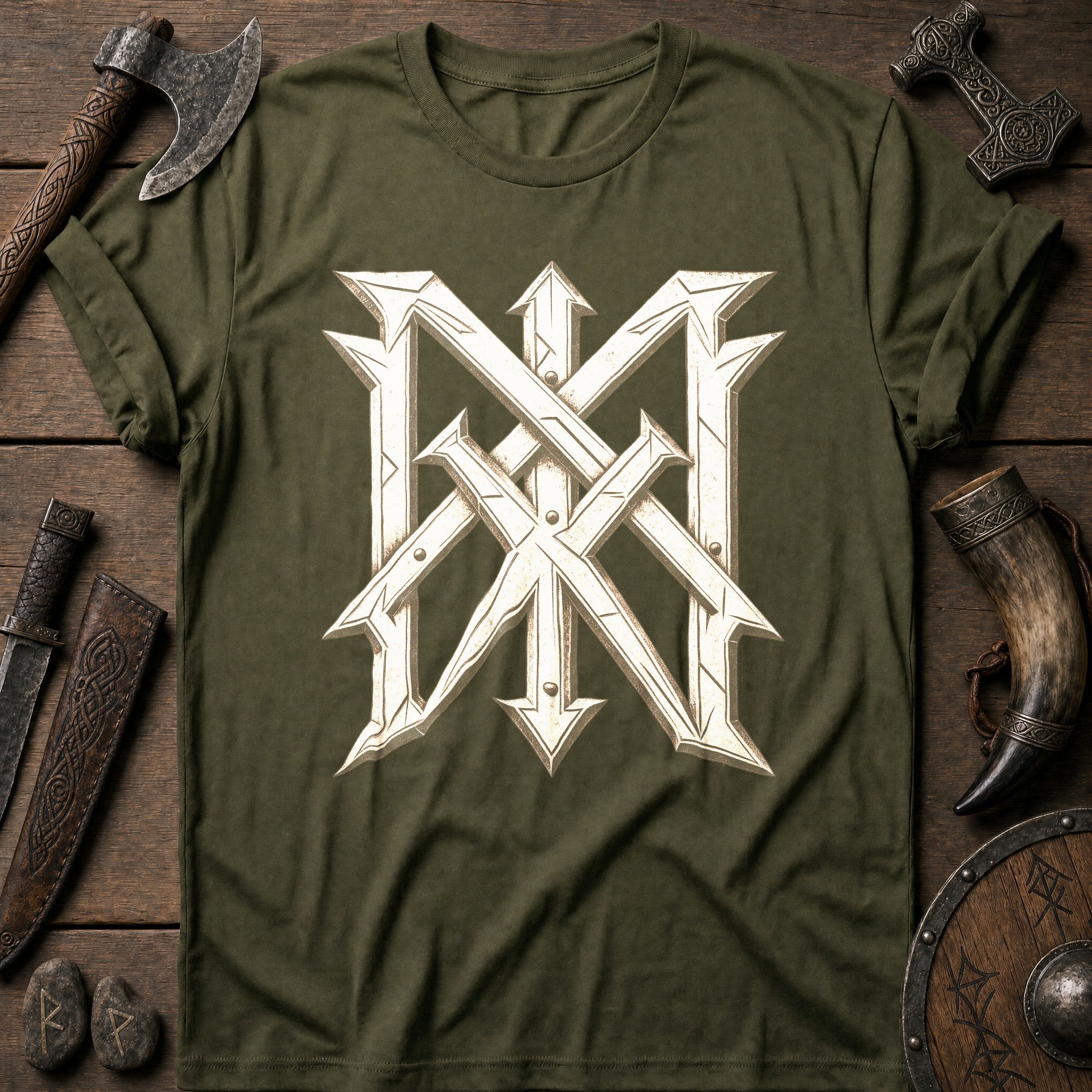 Bind Rune Monogram Viking T-Shirt US