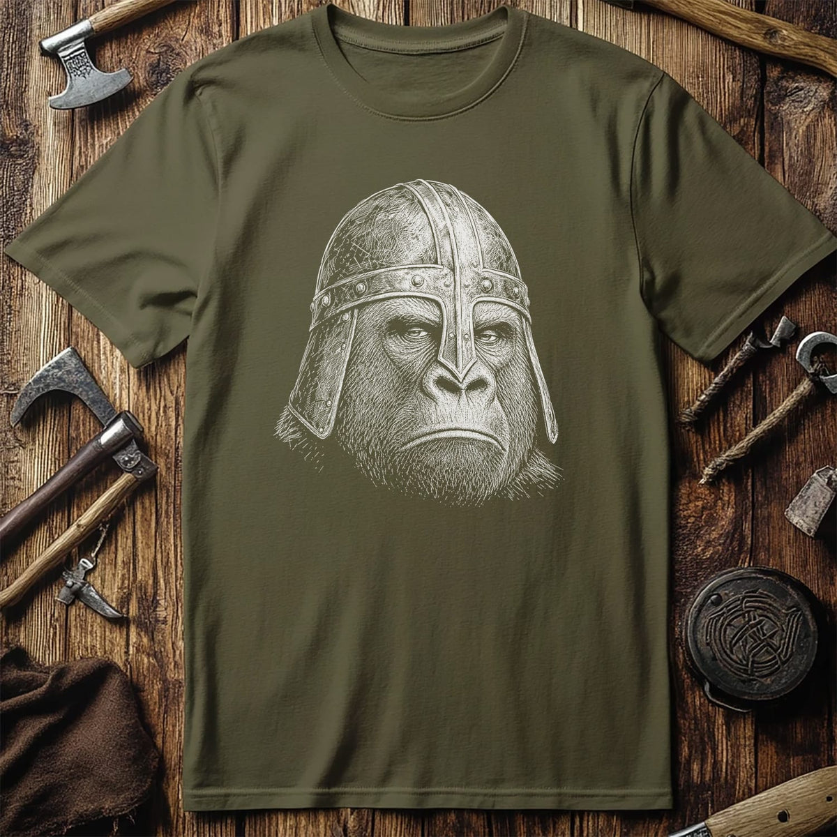 GORILLA-VIKING-HEAD-044 T-Shirt US