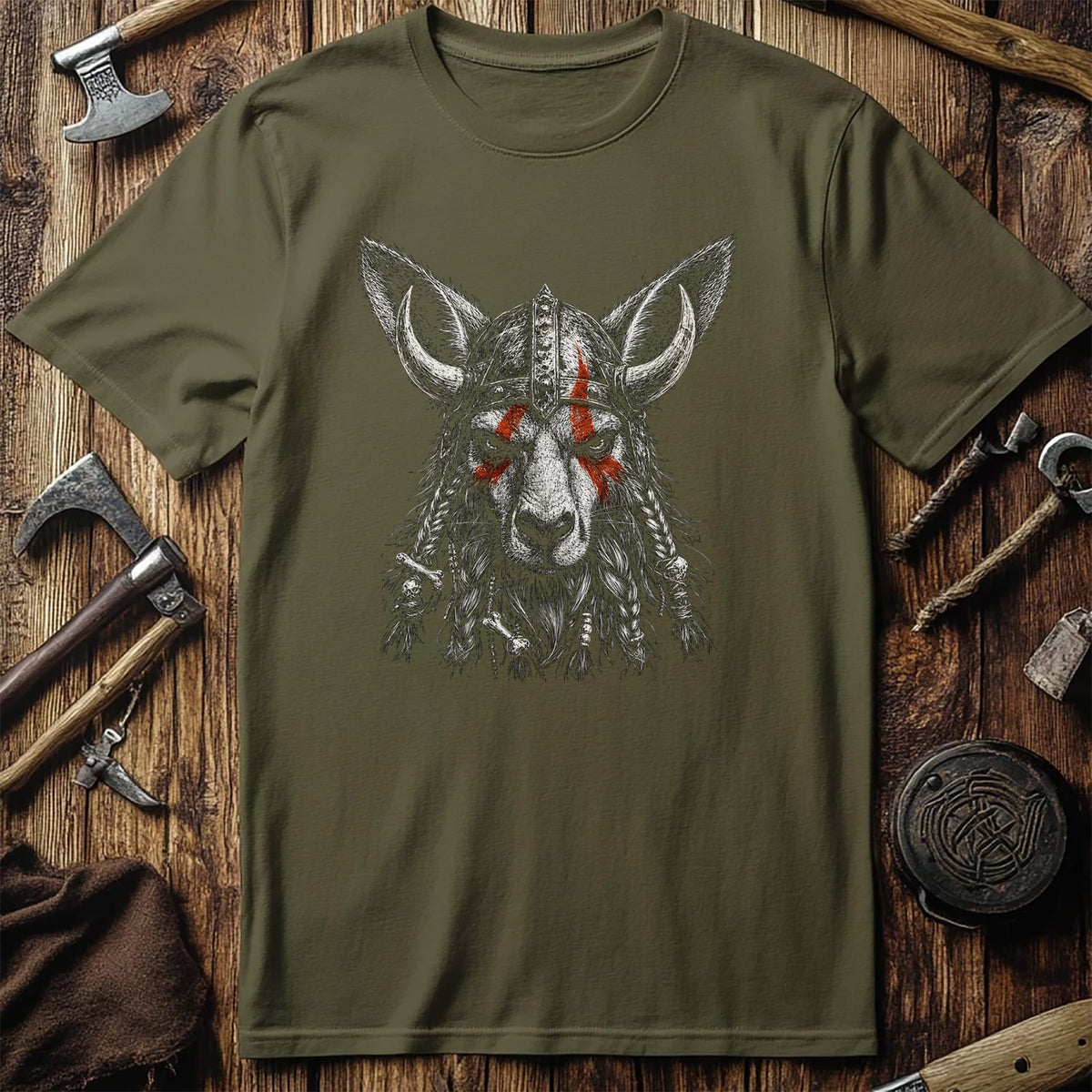 KANGAROO-BERSERKER-VIKING-050 T-Shirt US