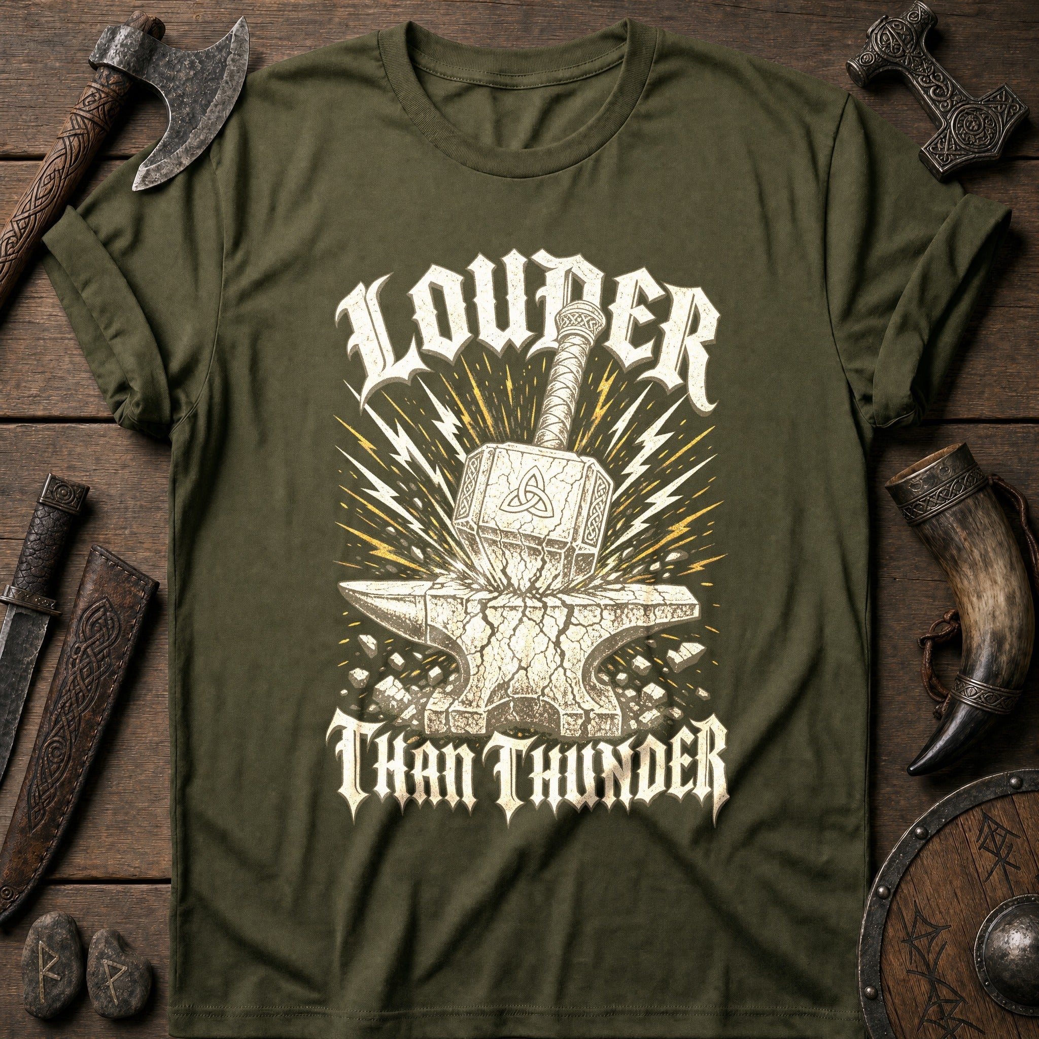Louder Than Thunder Viking T-Shirt US