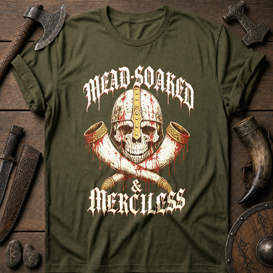 Mead-Soaked & Merciless Viking T-Shirt US