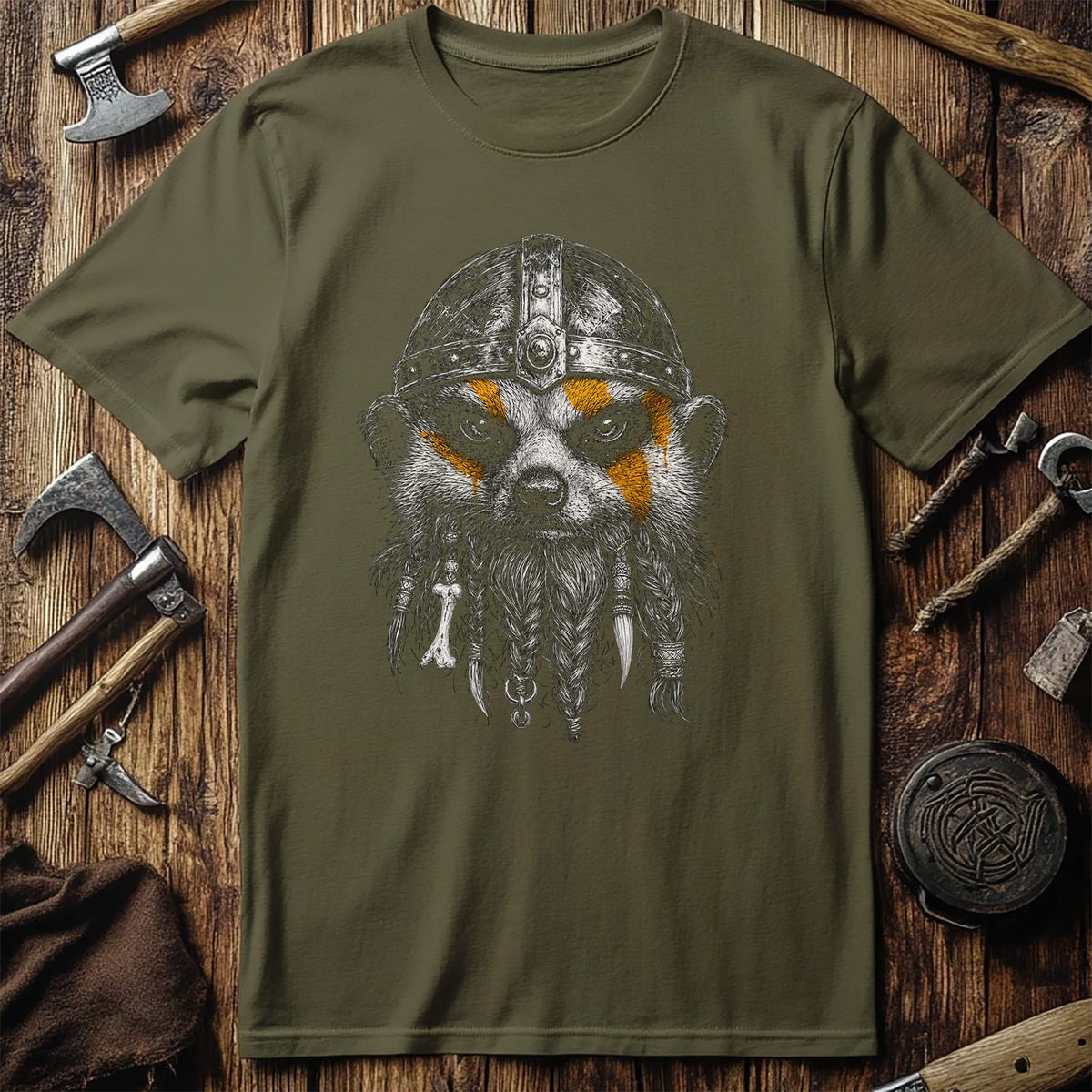 MEERKAT-BERSERKER-VIKING-050 T-Shirt US