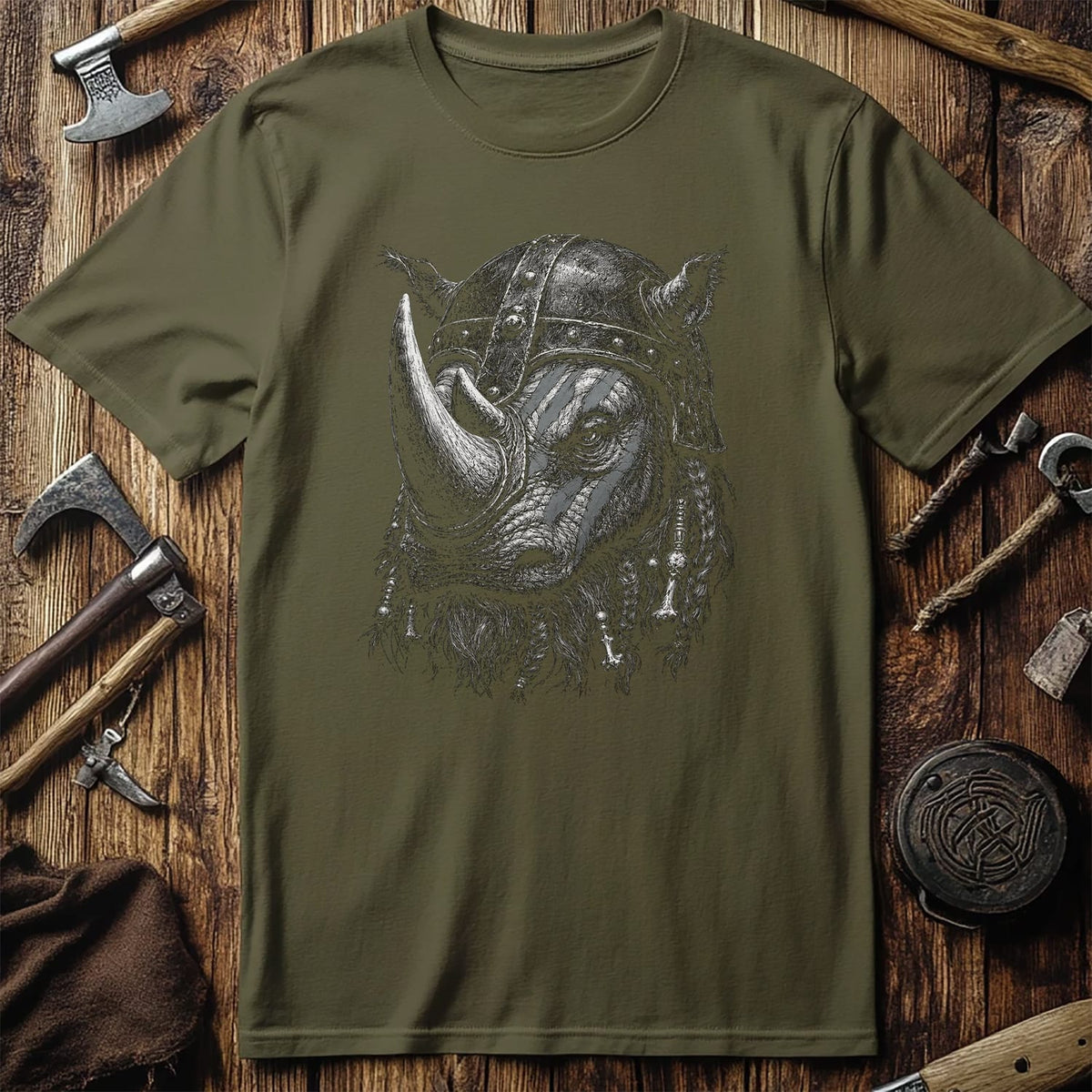 RHINO-BERSERKER-VIKING-050 T-Shirt US