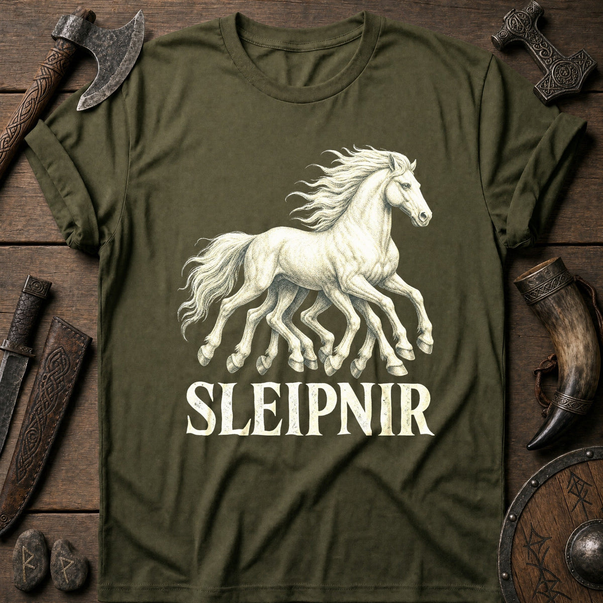 Sleipnir Viking T-Shirt US