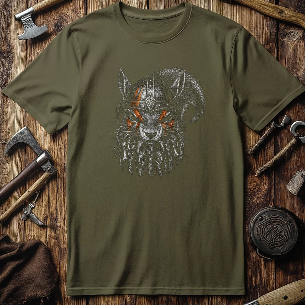 SQUIRELL-BERSERKER-VIKING-050 T-Shirt US