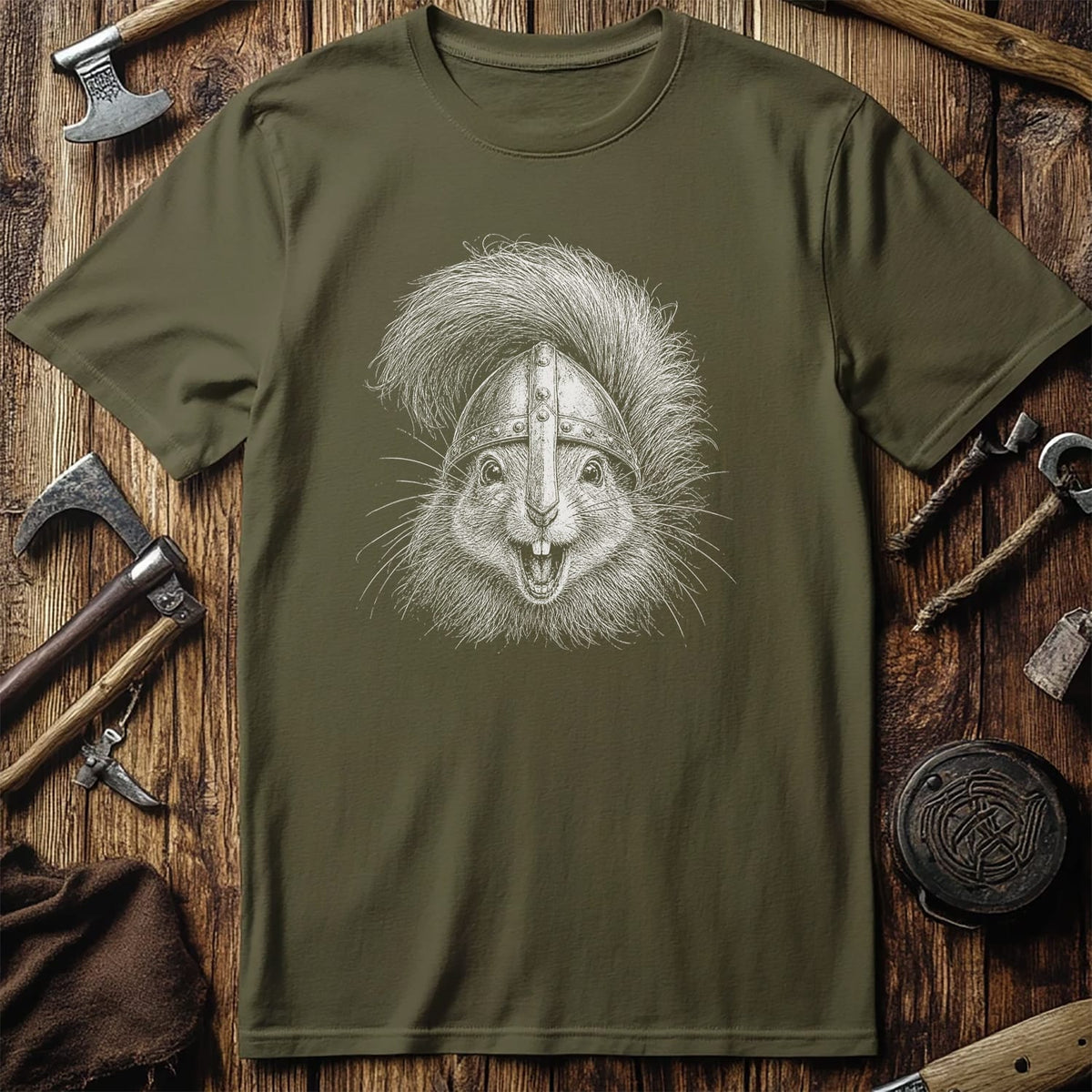SQUIRELL-VIKING-HEAD-044 T-Shirt US