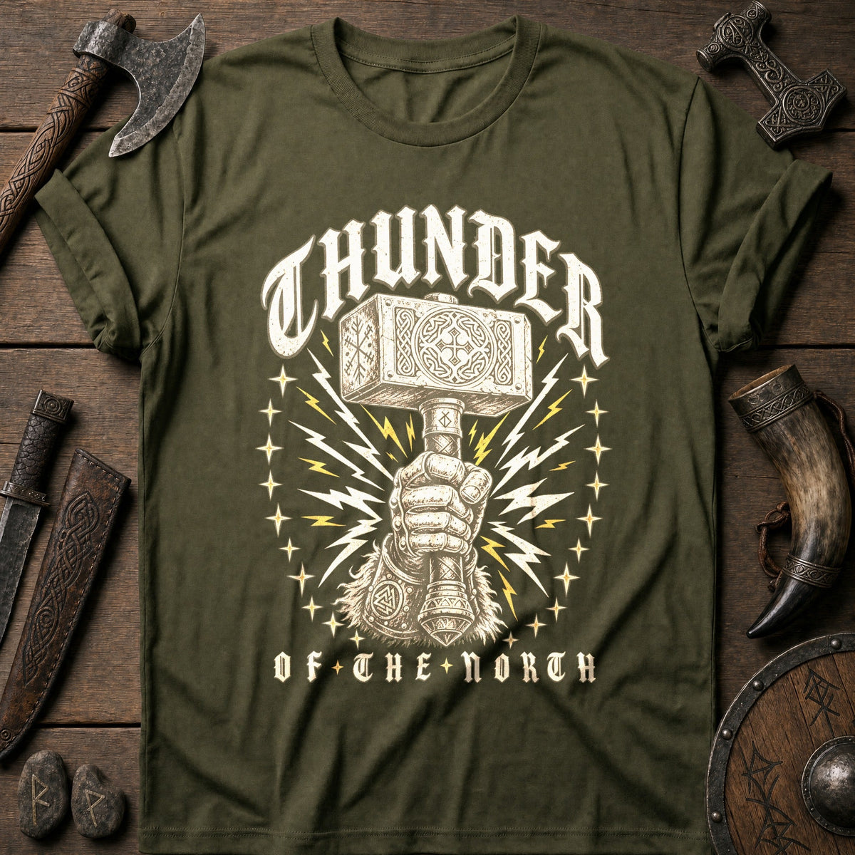 Thunder Of The North Viking T-Shirt US