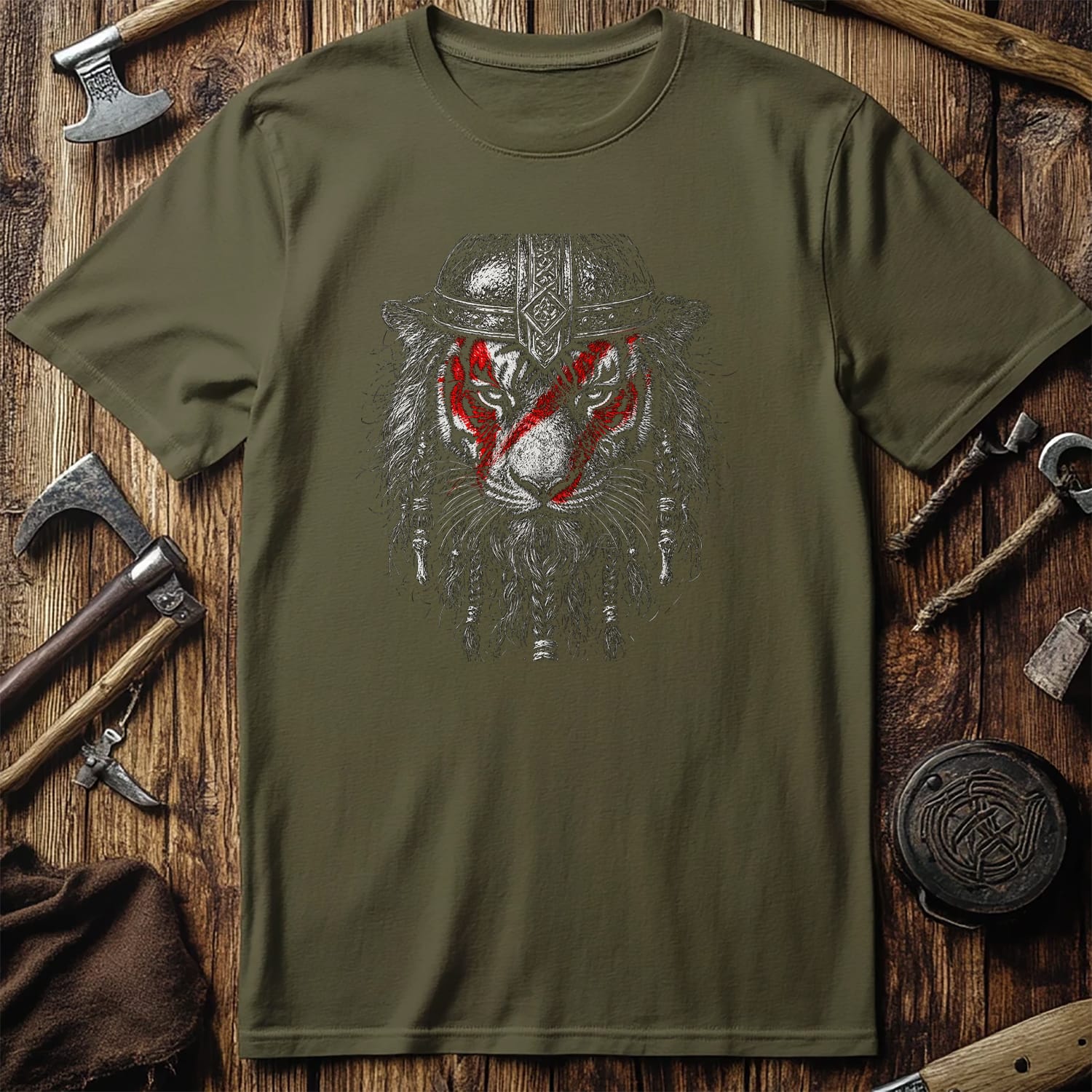 TIGER-BERSERKER-VIKING-050 T-Shirt US