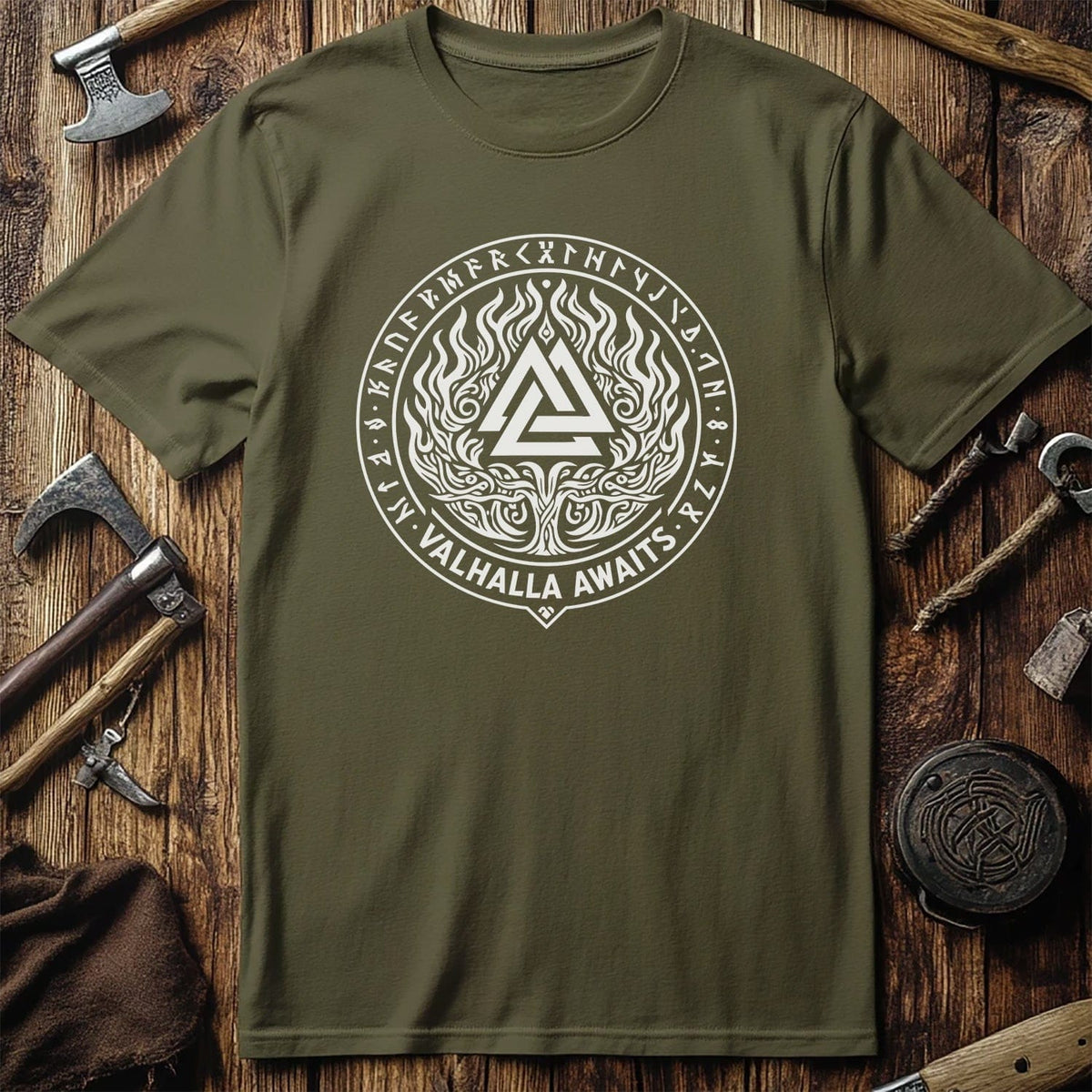VALHALLA AWAITS 028 T Shirt US