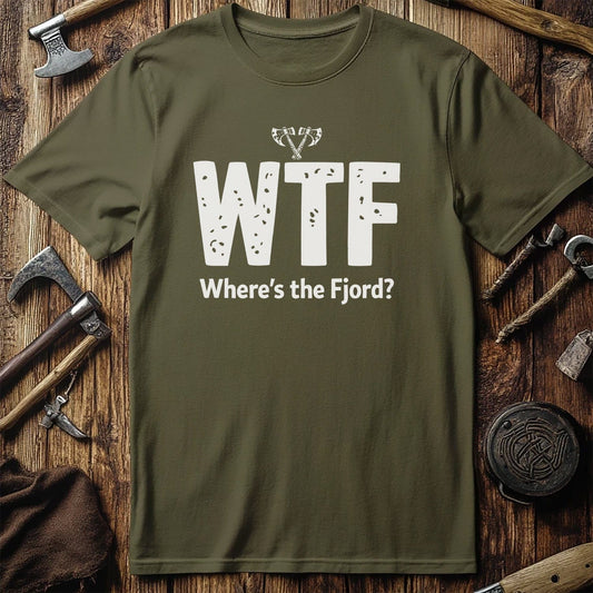 WHERE'S THE FJORD WTF 026 T Shirt US