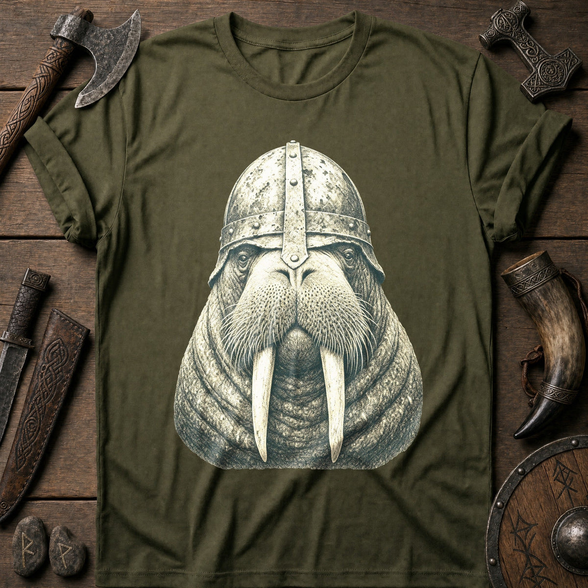 Walrus Sea Raider Viking T-Shirt US