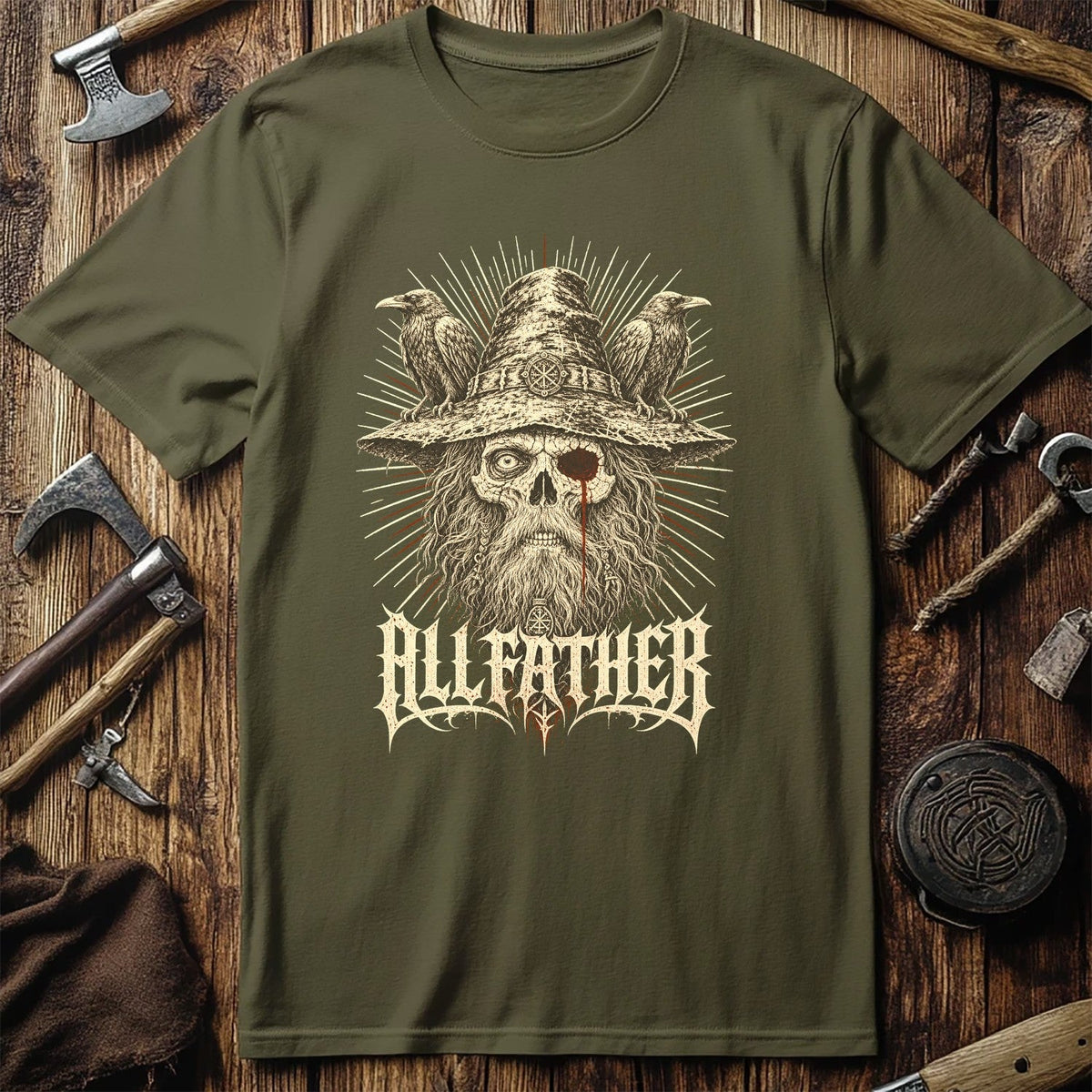 Allfather Of Odd Jobs Viking T-Shirt US