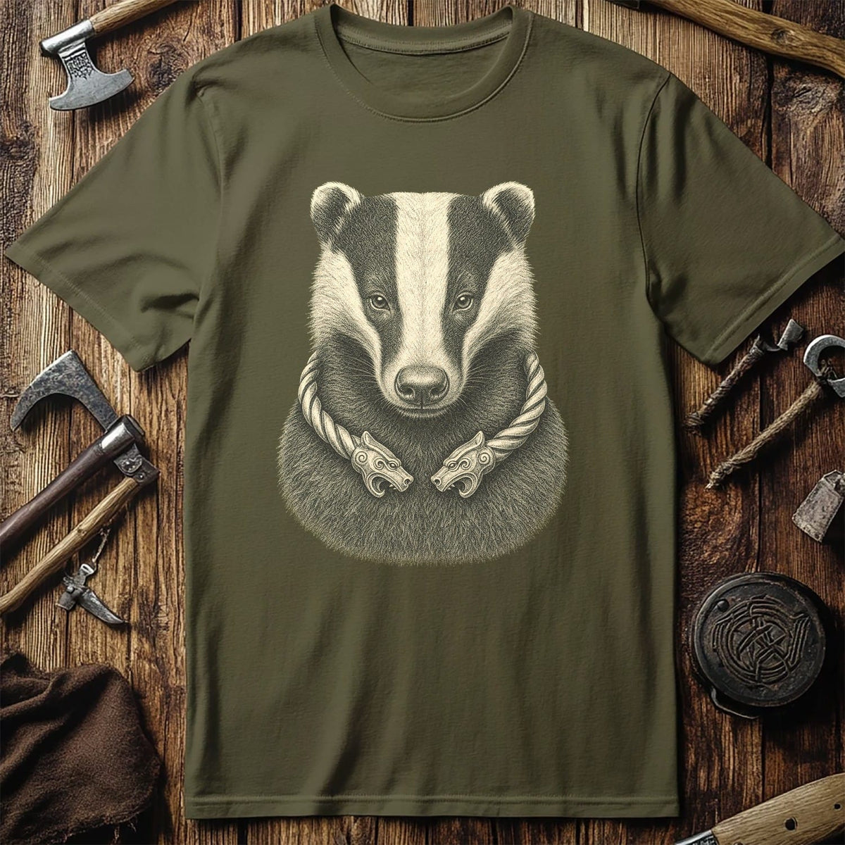 Badger Jarl Torc Viking T-Shirt EU