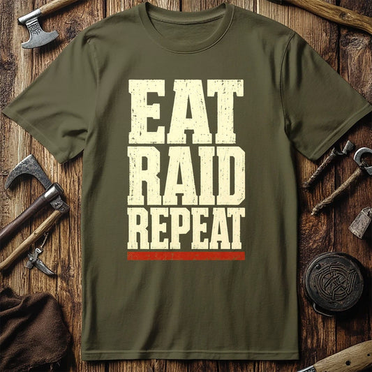 Eat Raid Repeat Viking T-Shirt EU
