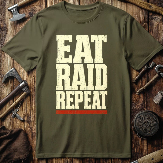 Eat Raid Repeat Viking T-Shirt US