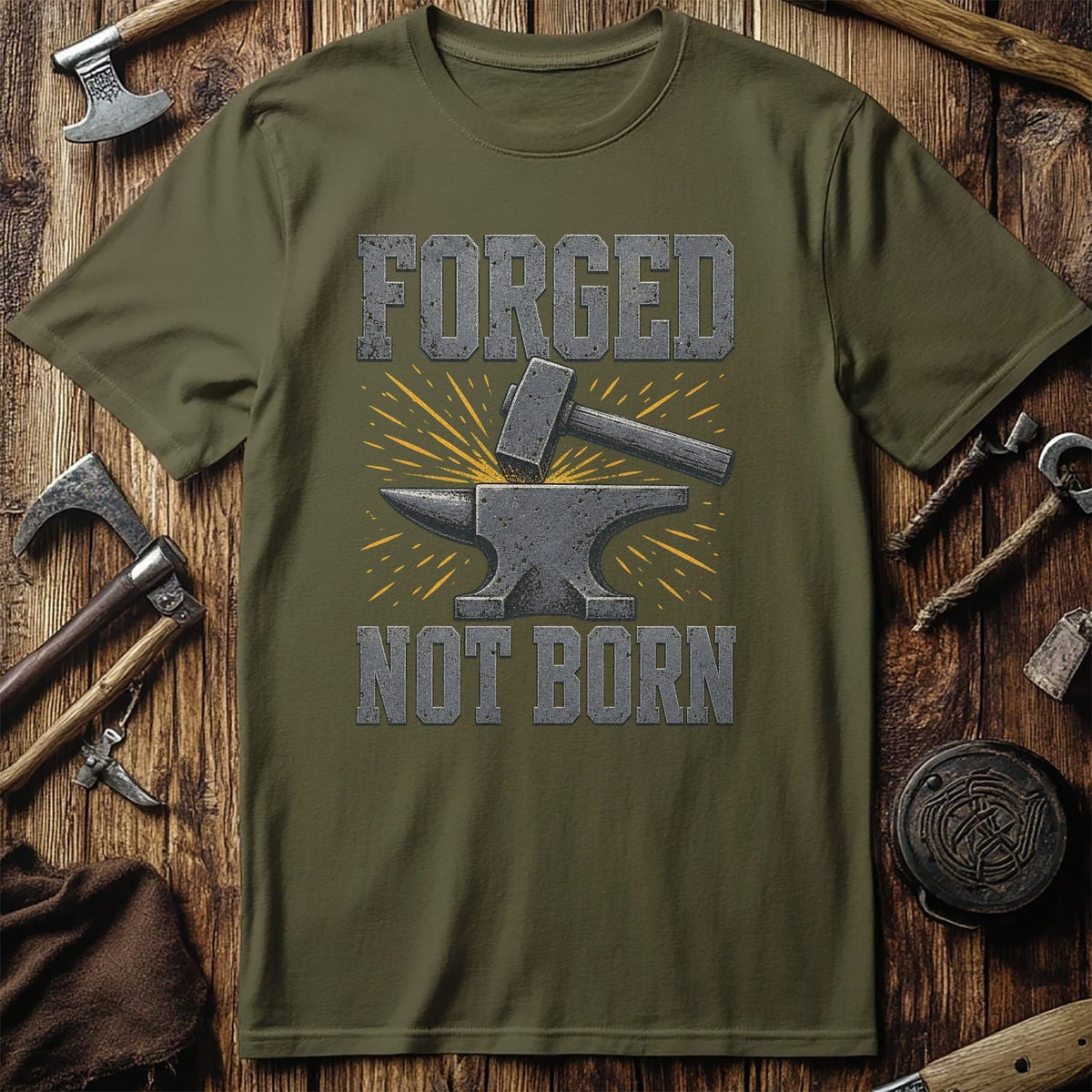 Forged Not Born Viking T-Shirt EU