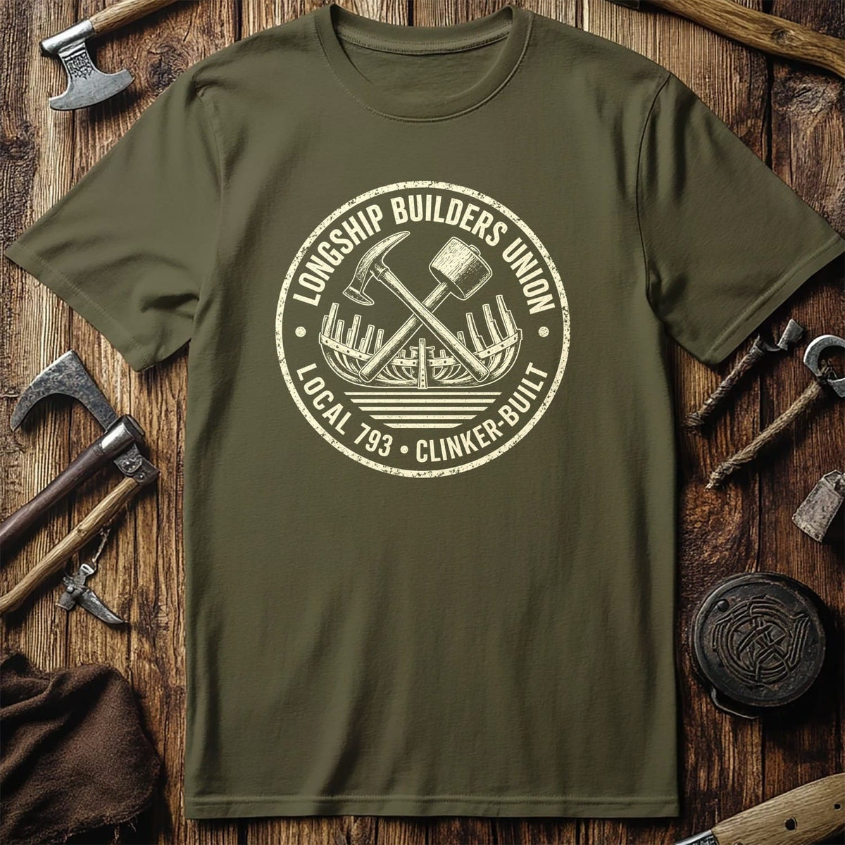 Longship Builders Union Viking T-Shirt US