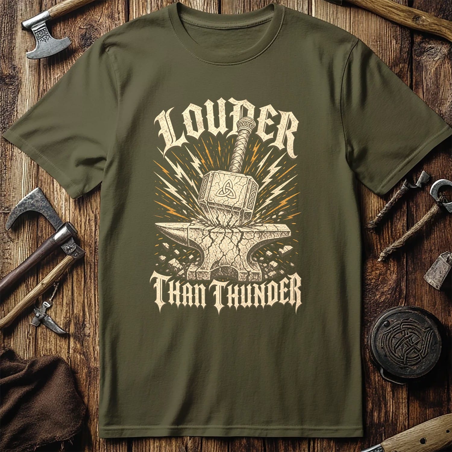 Louder Than Thunder Viking T-Shirt EU