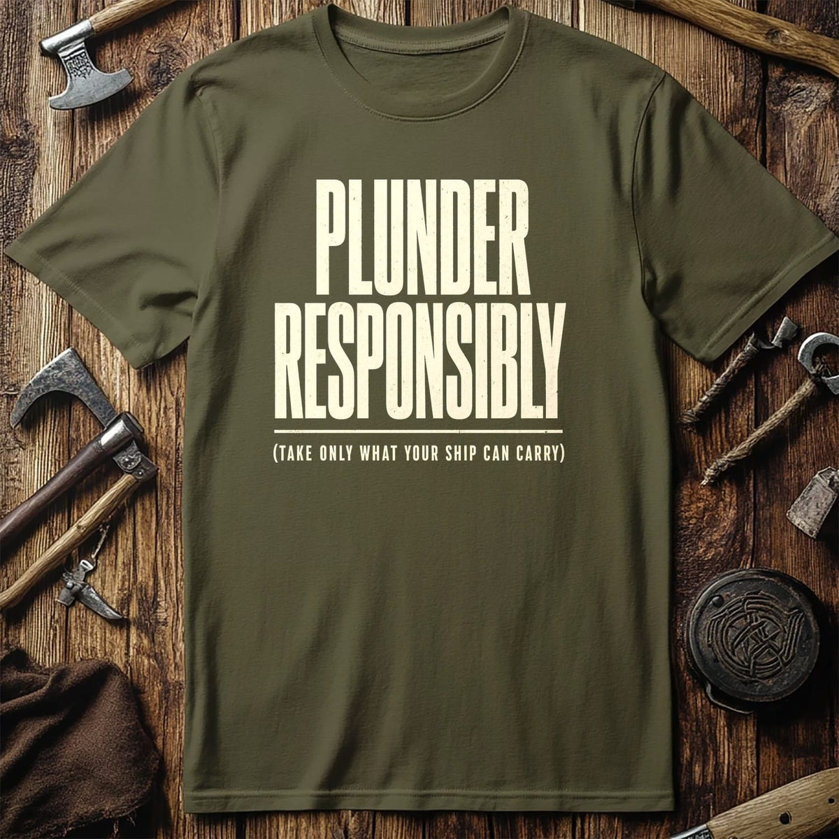 Plunder Responsibly Viking T-Shirt EU