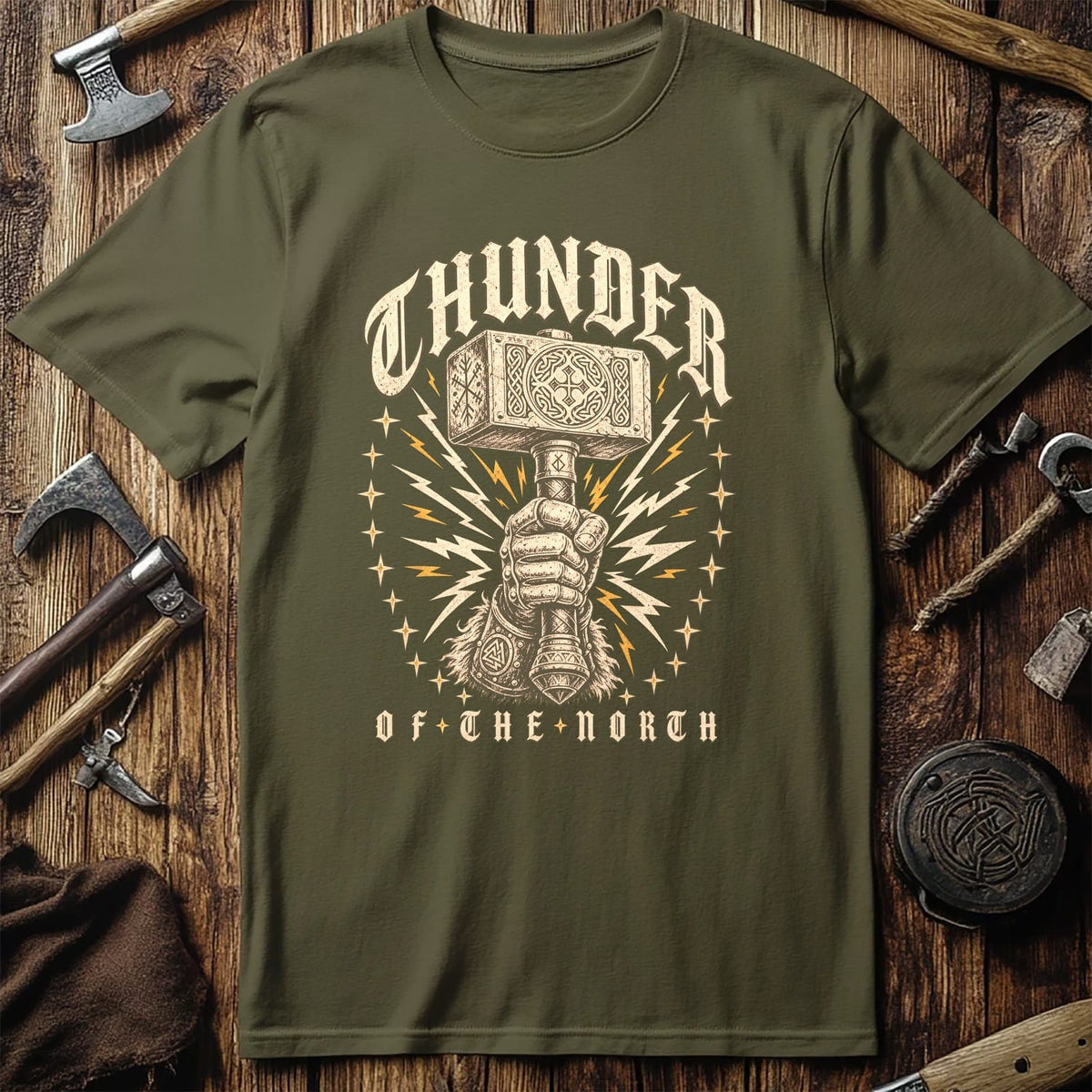 Thunder Of The North Viking T-Shirt EU
