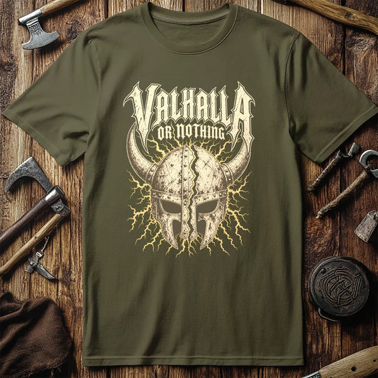 Valhalla Or Nothing Viking T-Shirt EU