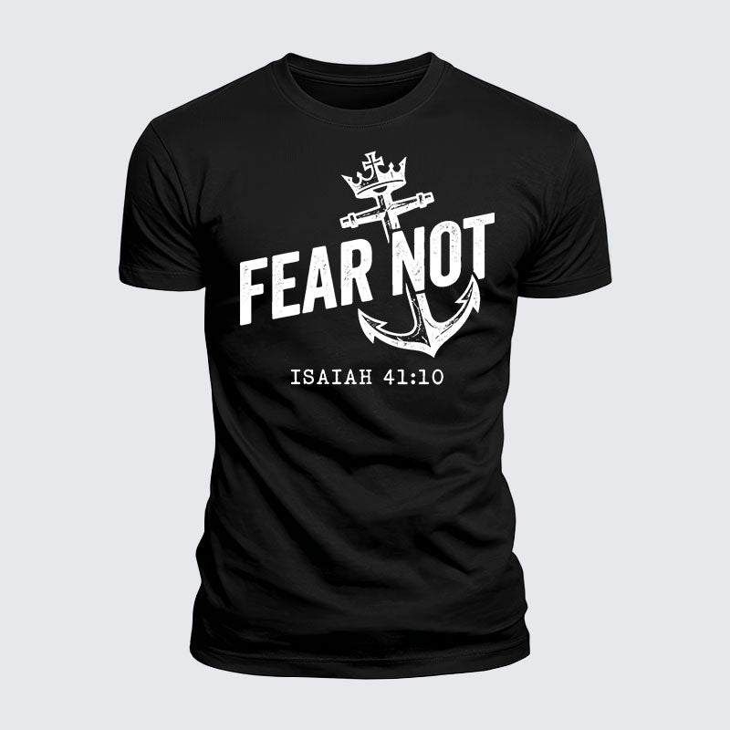 Luxe Mercerized Cotton Tee - Fear Not Isaiah 41:10
