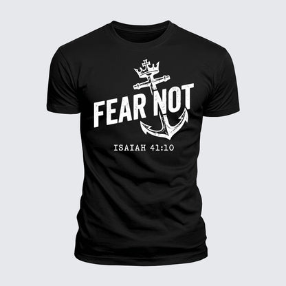 Luxe Mercerized Cotton Tee - Fear Not Isaiah 41:10