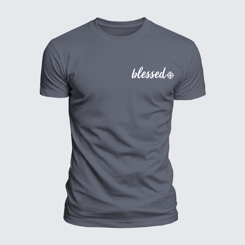 Luxe Mercerized Cotton Tee - Blessed Cross