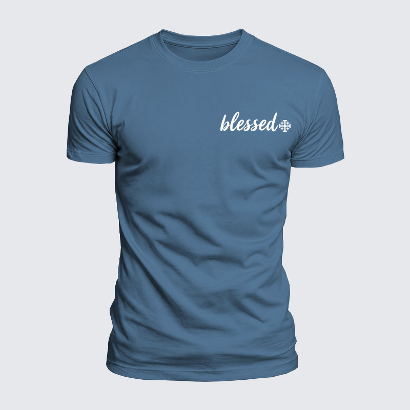 Luxe Mercerized Cotton Tee - Blessed Cross