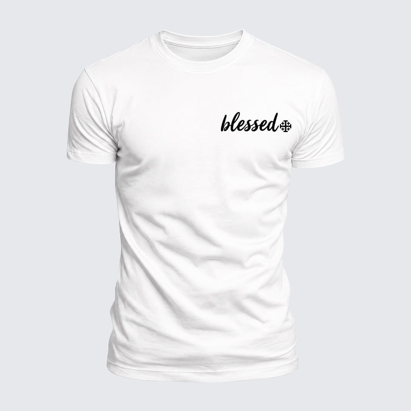 Luxe Mercerized Cotton Tee - Blessed Cross