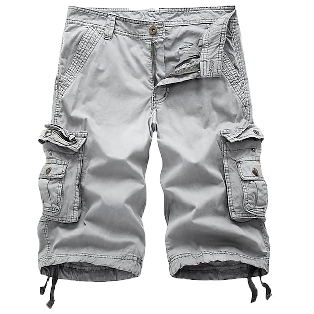 Mens Cargo Shorts Withe Multi Pockets