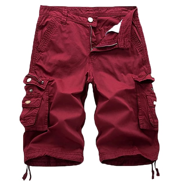 Mens Cargo Shorts Withe Multi Pockets