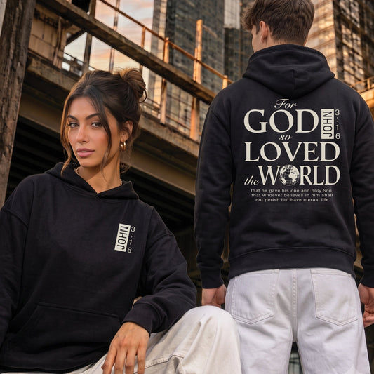 John 3:16 For God So Loved the World T-Shirt & Hoodie