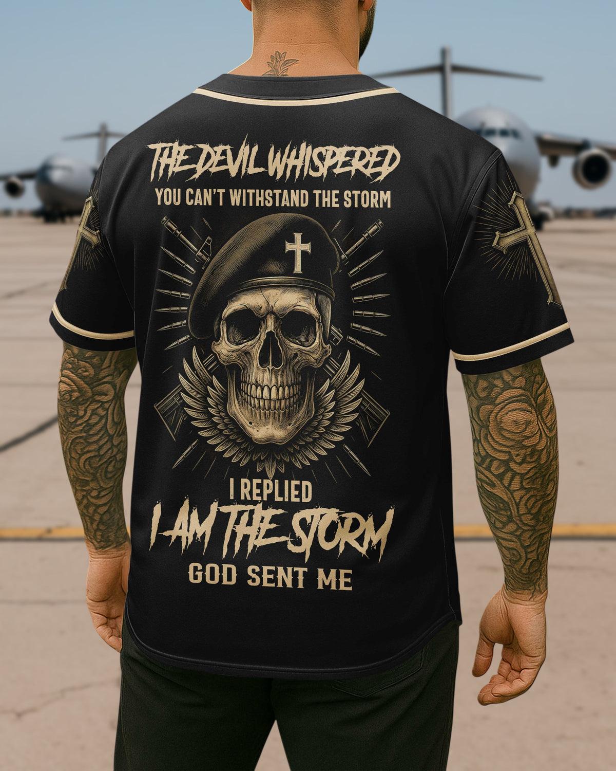 The Devil Whispered You Can't Withstand The Storm Jersey