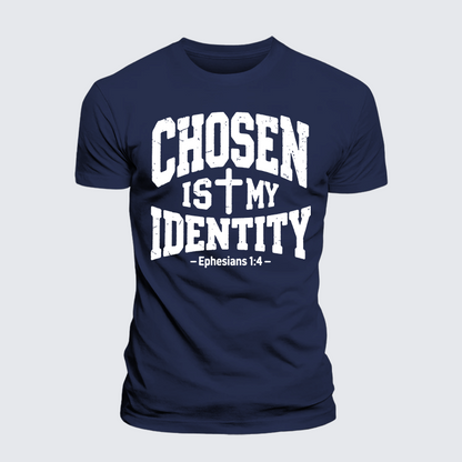 Luxe Mercerized Cotton Tee - Chosen Is My ldentity