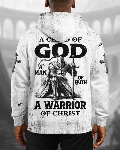 A Child Of God A Man Of Faith A Warrior Of Christ T-Shirt