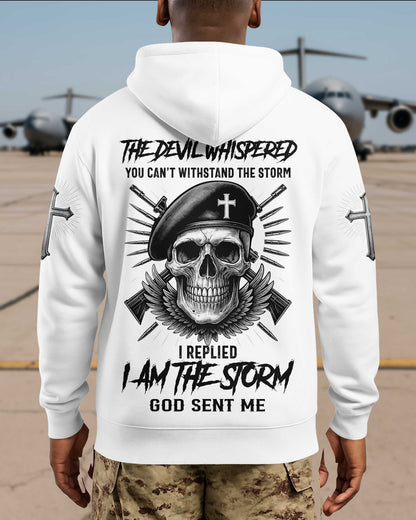 The Devil Whispered You Can't Withstand The Storm Hoodie