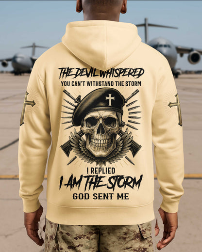 The Devil Whispered You Can't Withstand The Storm Hoodie