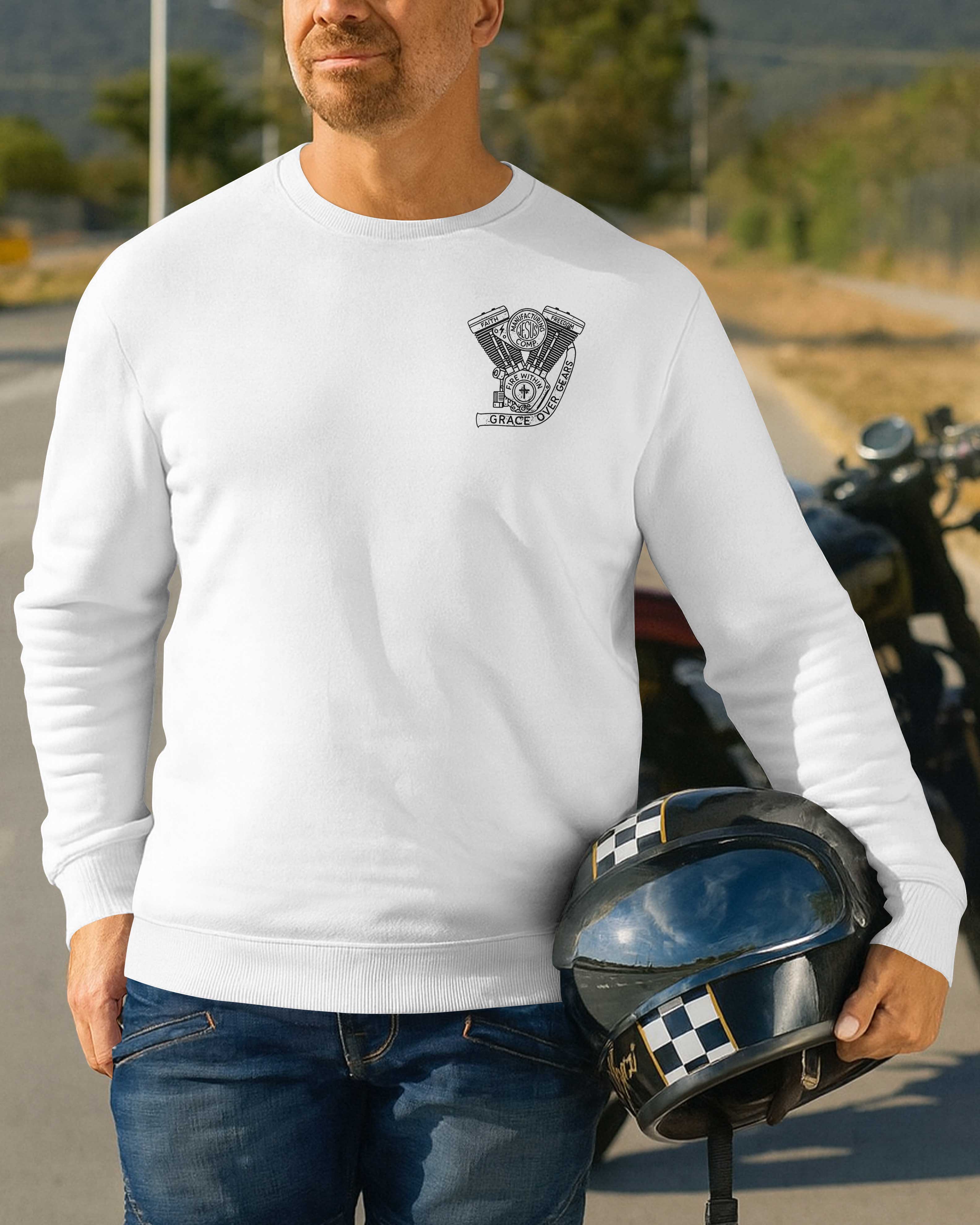 Every Mile A Prayer All Over Print Sweater