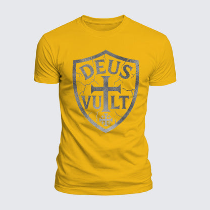 Luxe Mercerized Cotton Tee - Deus Vult
