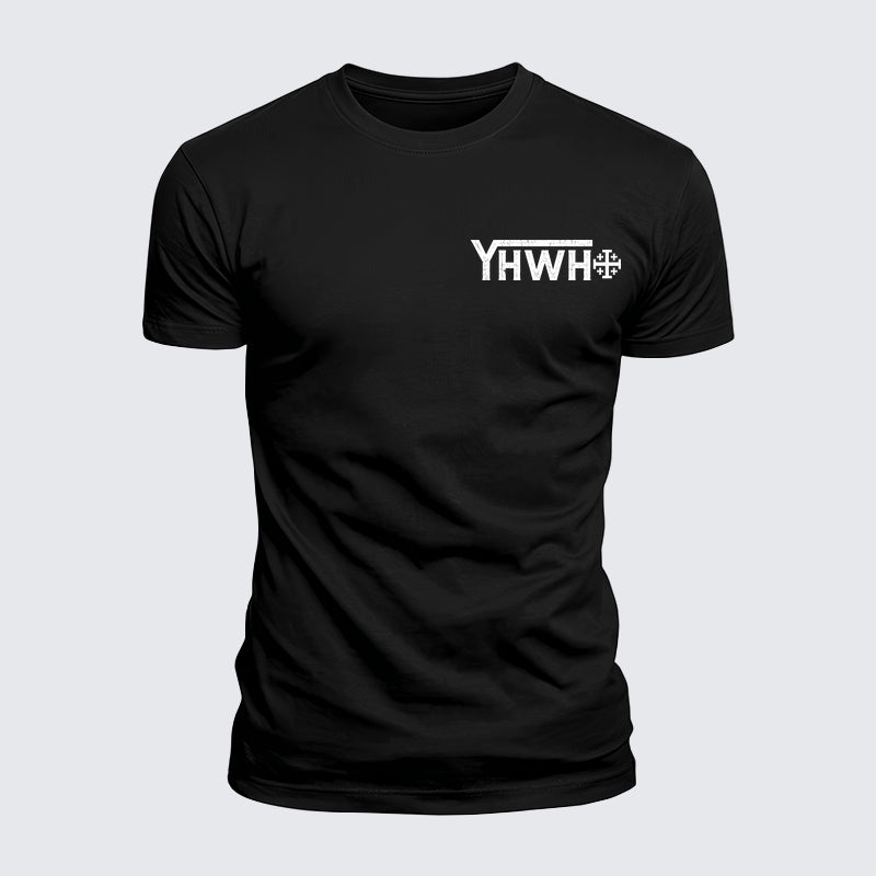 Luxe Mercerized Cotton Tee - YHWH Cross
