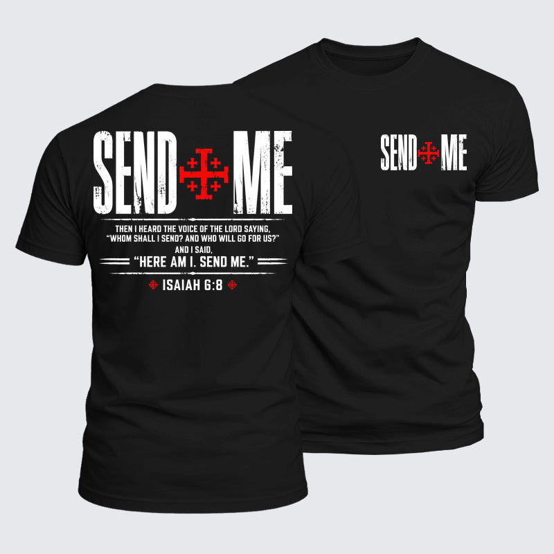 Luxe Mercerized Cotton Tee - Send Me Isaiah 6:8